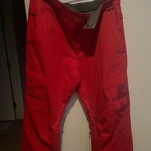 Men’s snowboarding pants.